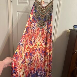 Colorful summer maxi.